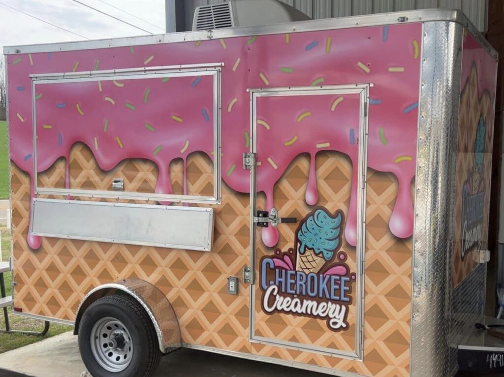 Cherokee Produce ice cream truck 